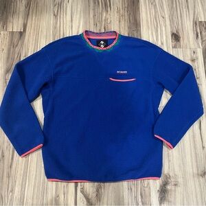 Columbia Wapitoo Aztec Fleece Sweatshirt Size M
